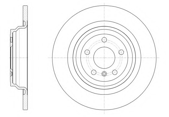 Pagid Brake Disc Rear