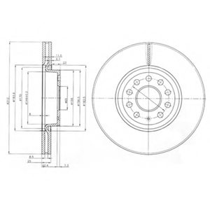 Febi Brake Disc Front