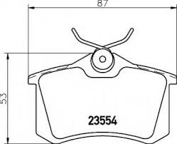 Brembo Brake Pad Rear
