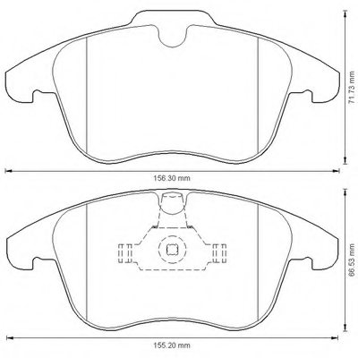 Brembo Brake pad fr